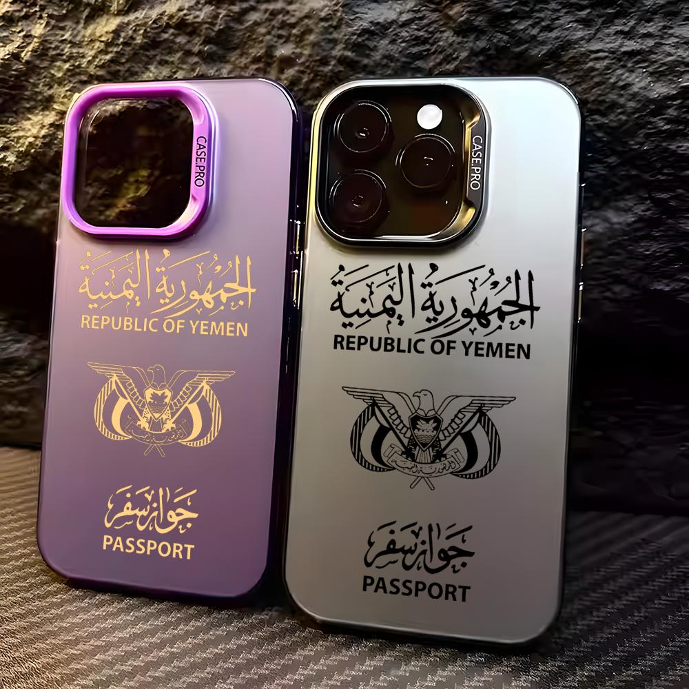 Apple Iphone 15 - Casing Ponsel Y-Yemen Passport Untuk iPhone