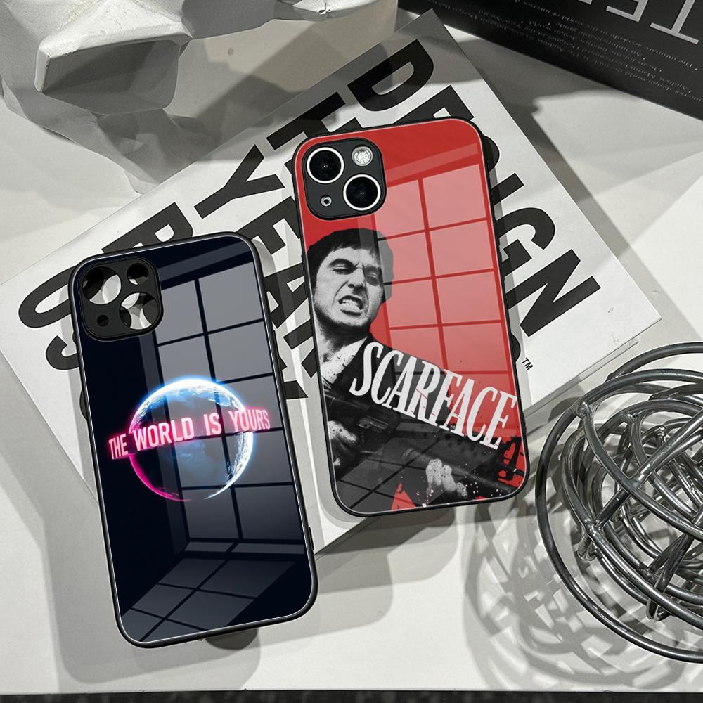 Apple Iphone 15 - Casing Ponsel S-Scarface 1983 Pacino Movie,