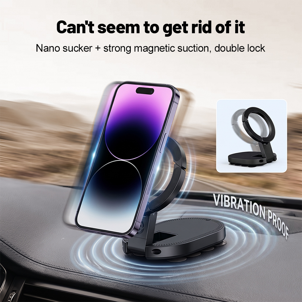Phone Accessories Useful - 360 ° Penyangga Ponsel Magnetik 3-in-1