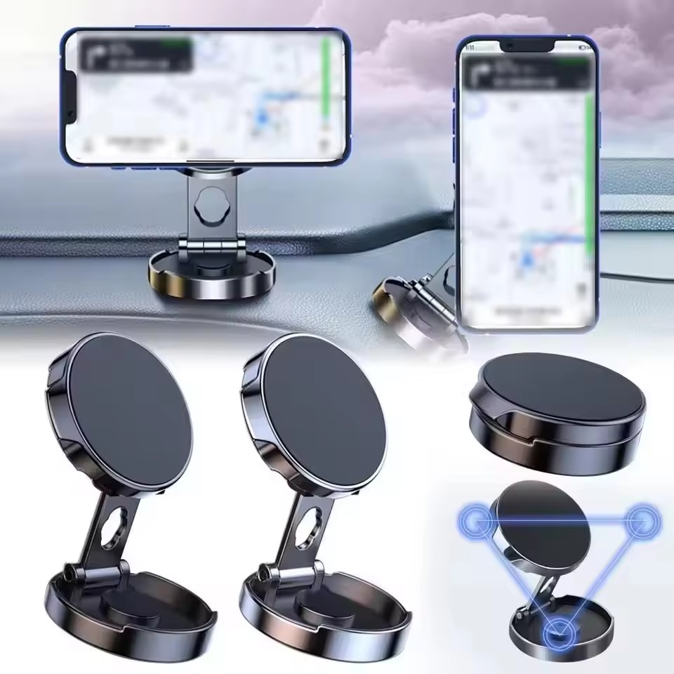 Phone Accessories Holder Car - Penyangga Ponsel Magnetik Kuat 720 °
