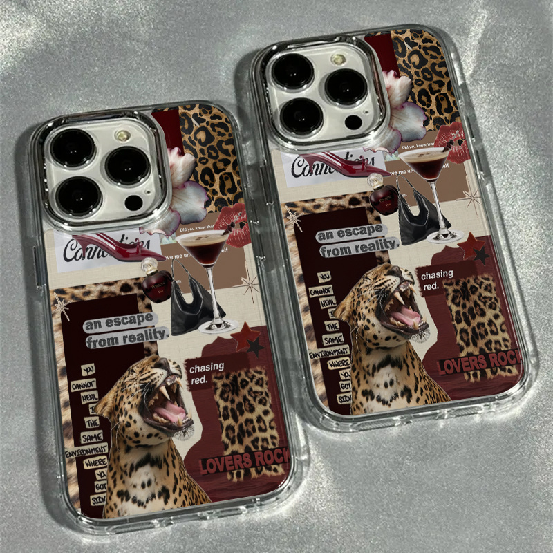 Apple Iphone 15 - Casing Telepon dengan Desain Gelas Anggur