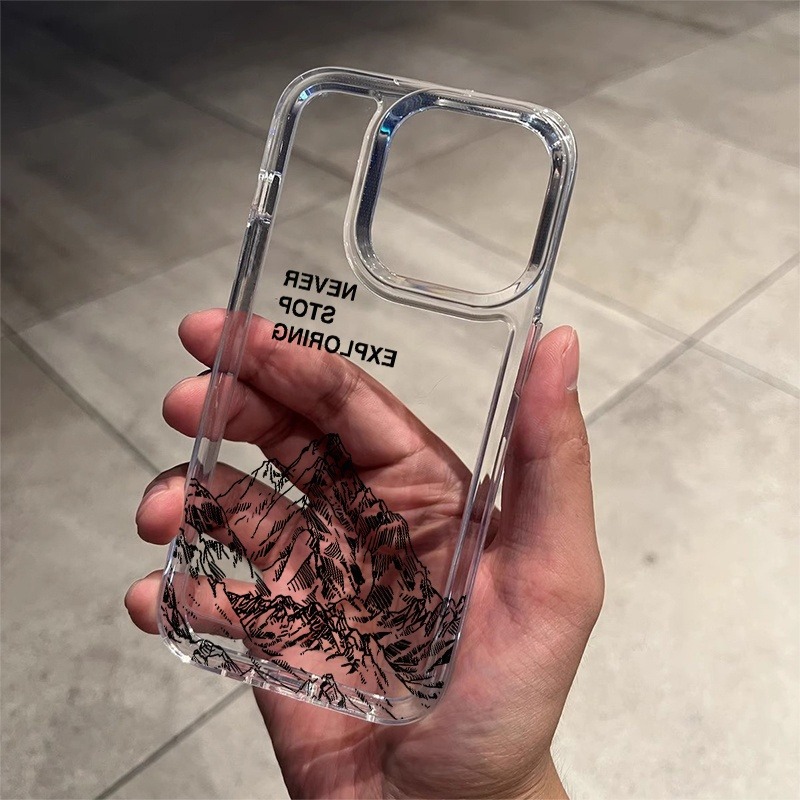 Casing HP Seni Garis Gunung Ne - Apple Iphone 15 ulasan dan harga