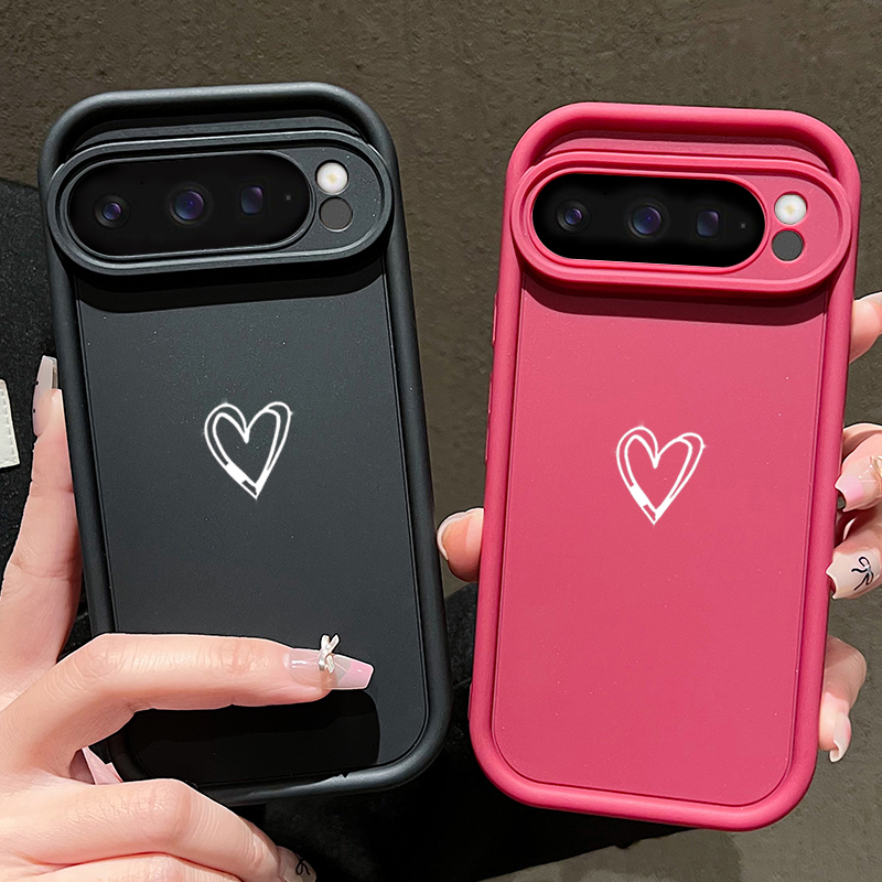 Casing Lunak Pola Cinta Sederh - Google Pixel 9 Pro ulasan dan harga